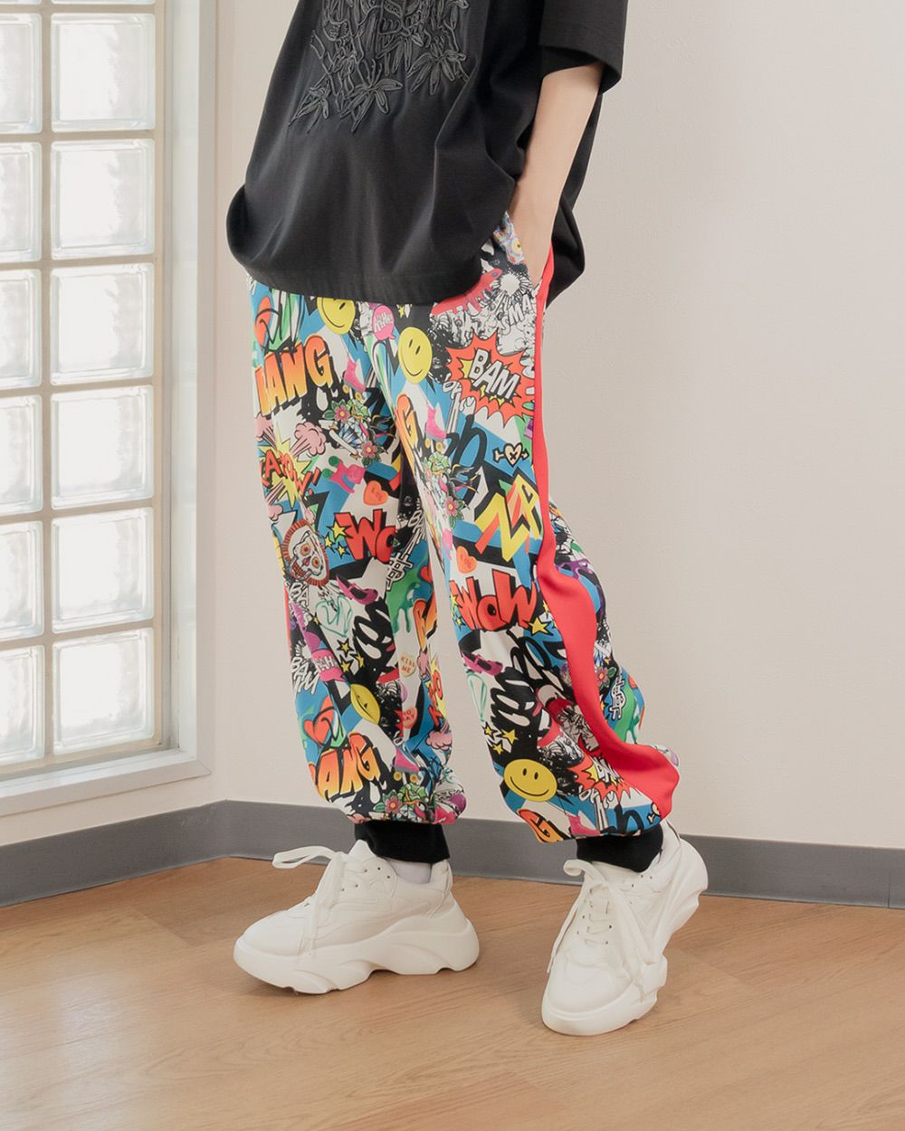 【新品】&エルシー　ポップアートパンツ ポップアートパンツ | CRAYON ONLINE STORE