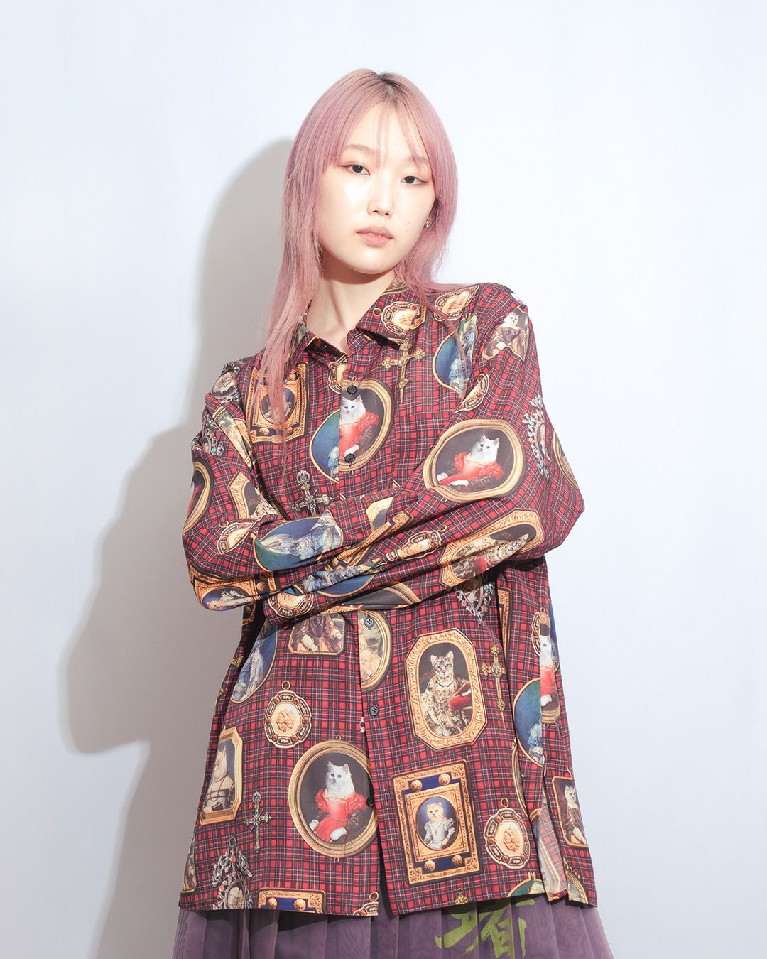 猫貴婦人シャツ | CRAYON ONLINE STORE
