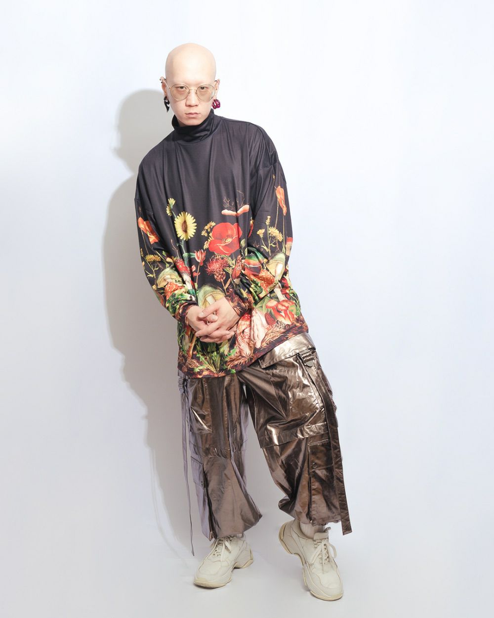 ＆ellecyきのこハイネックロンT ＆ellecyきのこハイネックロンT