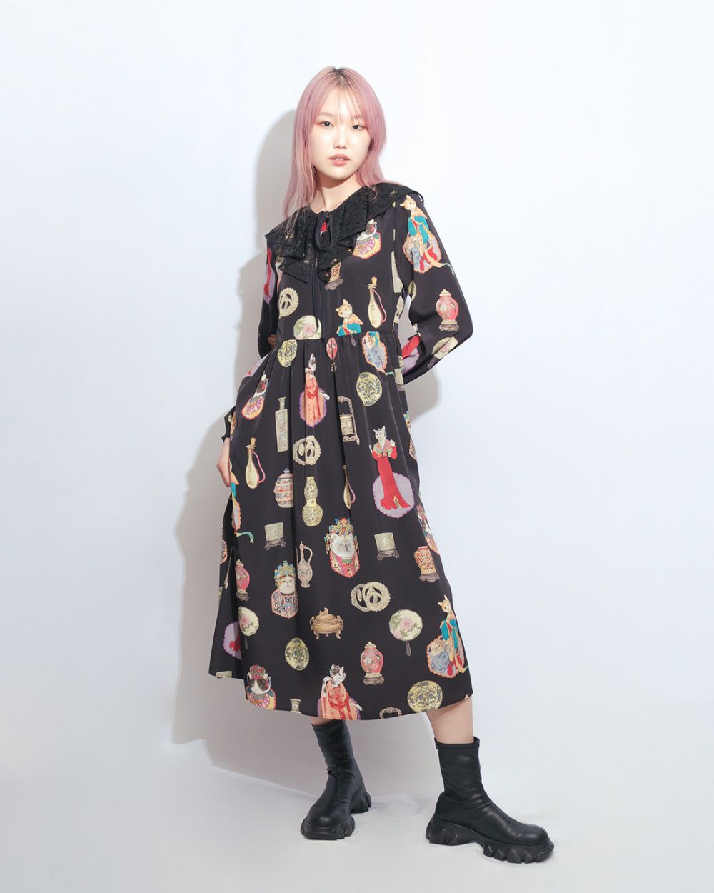 ネコワズリブラウス | CRAYON ONLINE STORE 