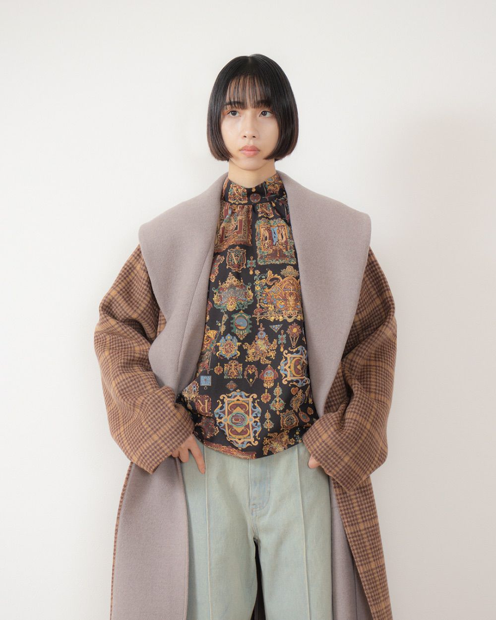 チェックリバーコート | CRAYON ONLINE STORE