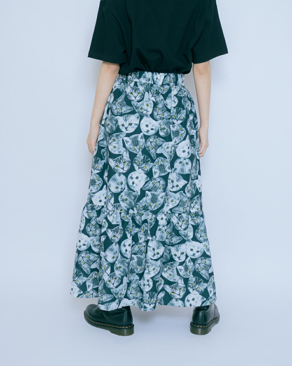美品 &ellecy 猫曼荼羅 スカート 総柄 ネコマンダラ Mサイズ 猫まみれスカート | CRAYON ONLINE STORE