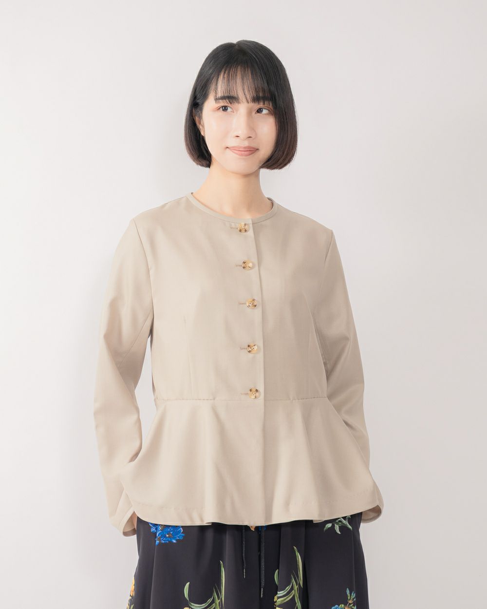 ペプラムシャツジャケット | CRAYON ONLINE STORE ペプラムシャツジャケット | CRAYON ONLINE STORE