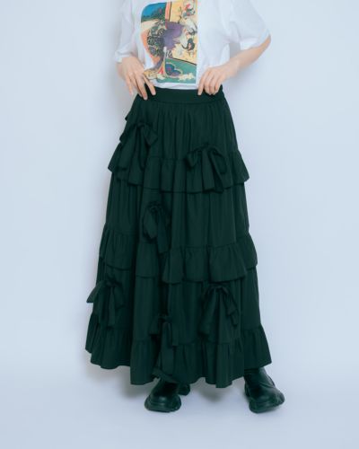 Lois CRAYON ドットティアードスカート skirt | CRAYON ONLINE STORE