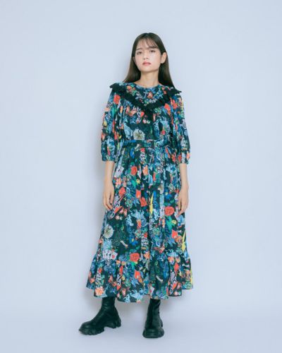 &ellecy　アンドエルシー　ワンピース 洗える】CINDY / ラップワンピース （ロング・マキシ丈