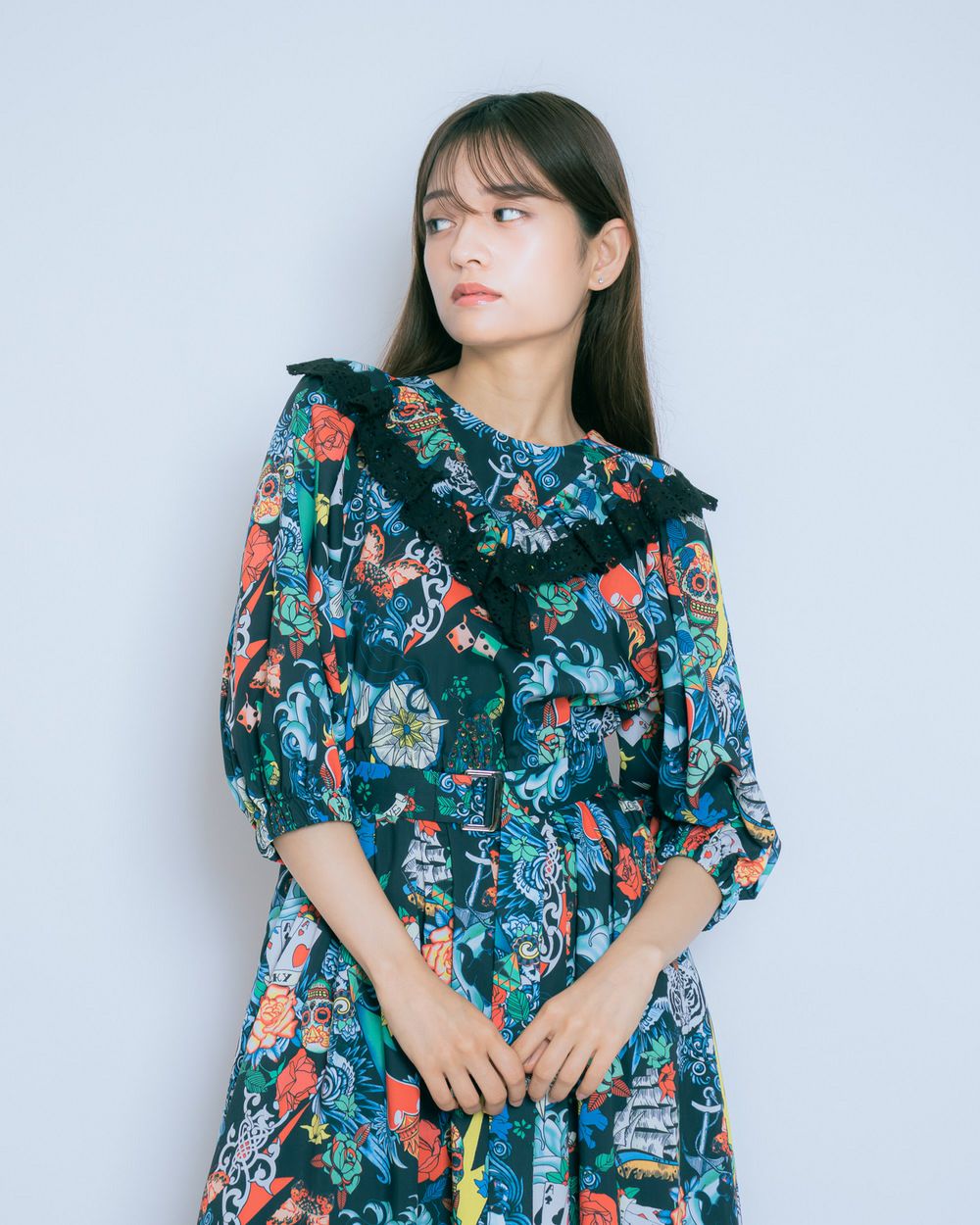 昨夏 &ellecy タトゥーワンピース タトゥーワンピース | CRAYON ONLINE STORE