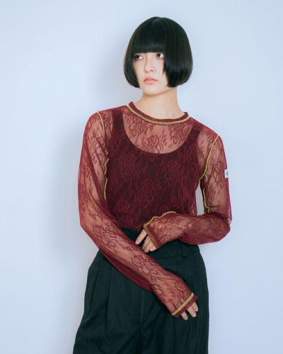 アンドエルシー &エルシー &ellecy Aライン蒔絵ワンピース M おまけ付 アンドエルシー &エルシー &ellecy Aライン蒔絵ワンピース
