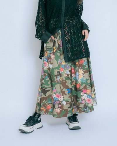 &ellecy アンドエルシー ロイスクレヨン ラインジャージパンツ Lois CRAYON - ＆エルシー アンドエルシー 蝶々模様 パンツの