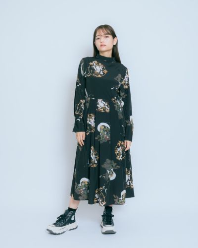アンドエルシー 猫 ドットパーカー &ellecy 2024AW アンドエルシー 猫 ドットパーカー &ellecy 2024AW