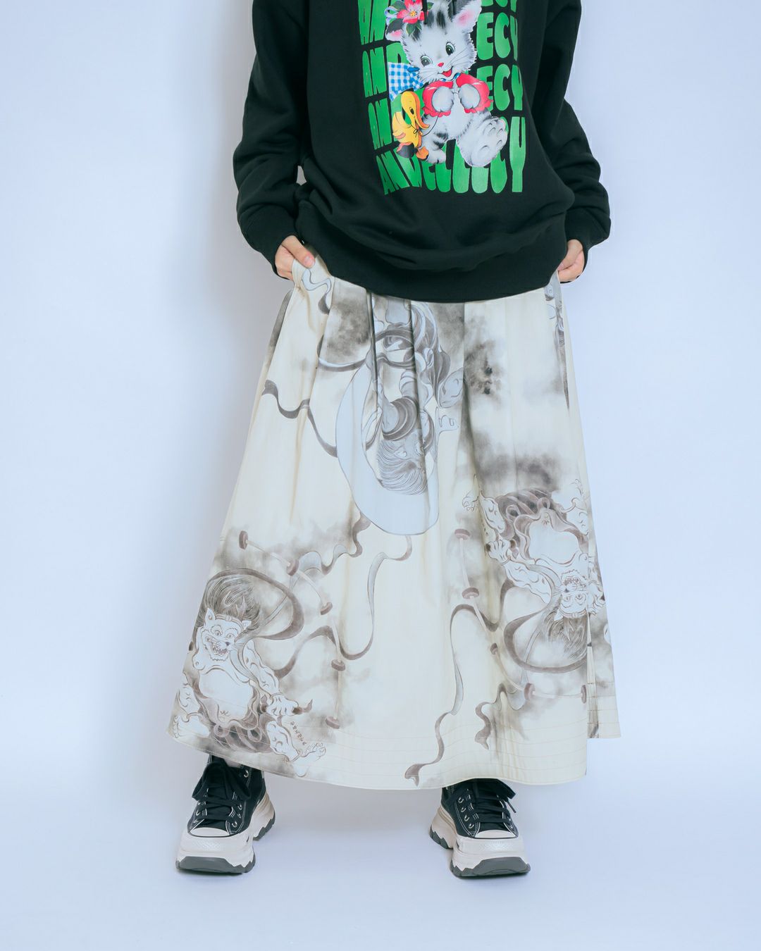 Lois CRAYON Lois CRAYON ロイスクレヨン コミック ジャガード フレア